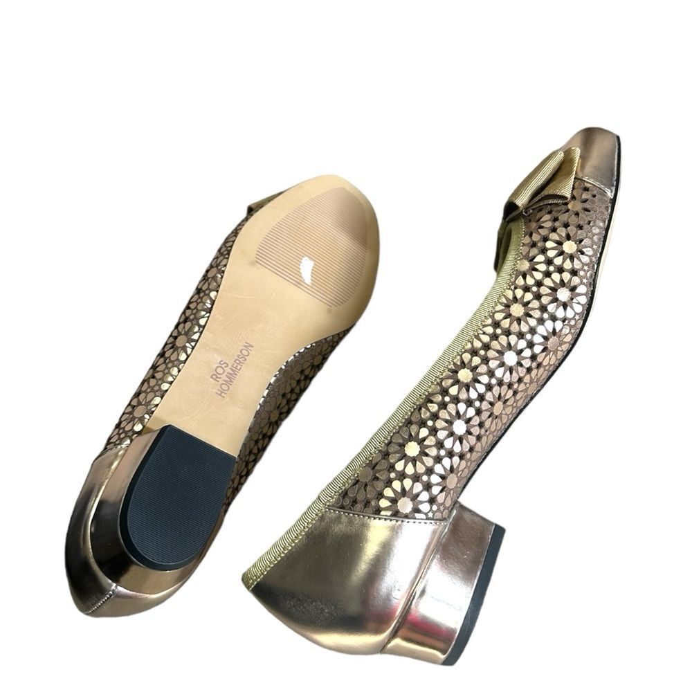Ros Hommerson bronze Trisha metallic / patent leather flats in a size 9.5SS new - Picture 13 of 14